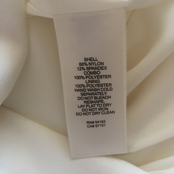 Eliza J midi Dress cream with lace lace size 8 - Picture 7 of 16